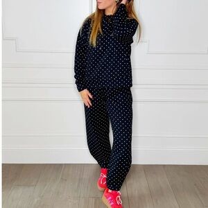 Polka dot hoodie and sweatpants set!! NWT!